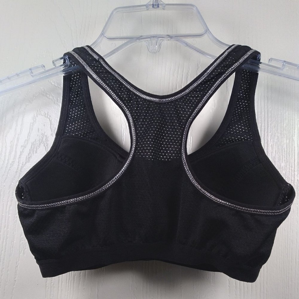 Black Padded Sports Bra - Picture 4 of 6